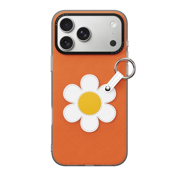 DUX DUCIS Mobilskal till iPhone 17 Pro Max Fingerring/Rem Luvy Series Orange