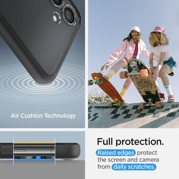 Spigen Galaxy S24 Mobilcover Ultra Hybrid - Mat Sort Svart