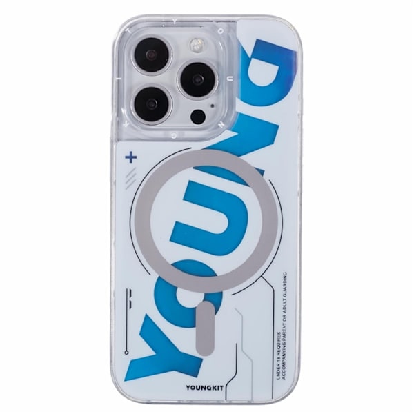 YOUNGKIT Mobilskal till iPhone 16 Pro MagSafe Kvicksand - Silver Silver