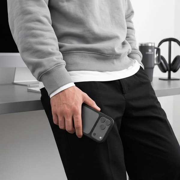 Tech-Protect Mobilskal För iPhone 18 Pro Max Magmat - Matte Svart
