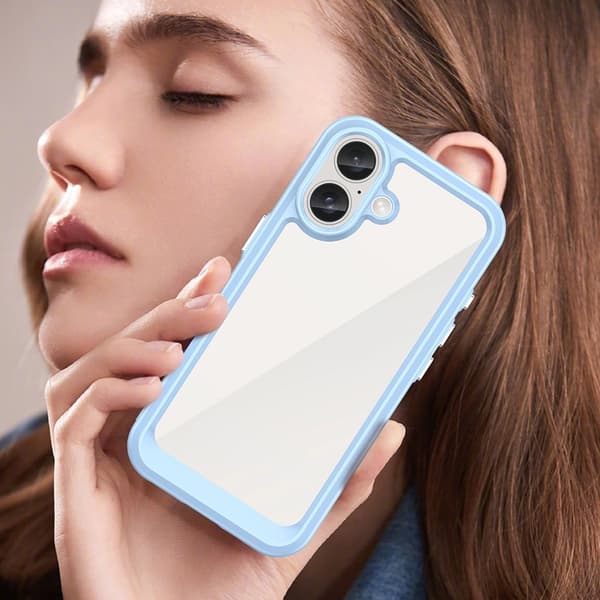 Telefontaske til iPhone 16 Plus Outer Space - Blå Blå