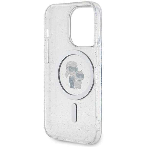 KARL LAGERFELD iPhone 13 Pro Max Mobilskal Magsafe Glitter - Cle