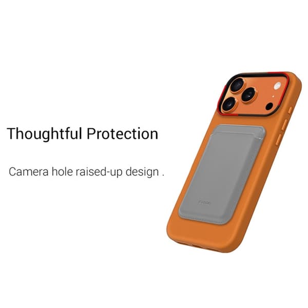 KZDOO Mobilskal till iPhone 17 Pro MagSafe PU + PC Shockproof Svart