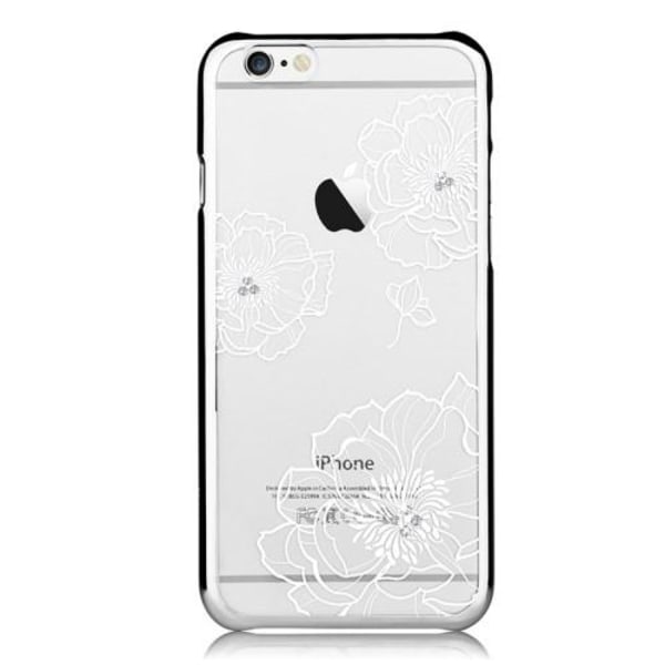 Vouni skal med strass-stenar till iPhone 6 / 6S  - Silver Silver