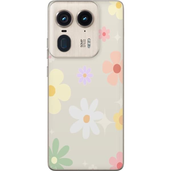 Mobilskal till Motorola Edge 50 Ultra med fejdande blommor