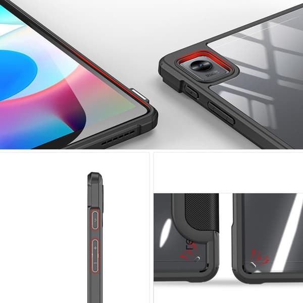 Dux Ducis Realme Pad Mini Taske Toby Armored Flip Smart - Sort Black