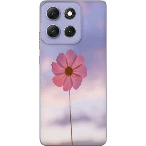 Mobilskal till Motorola Moto G86 med Rosa blomma