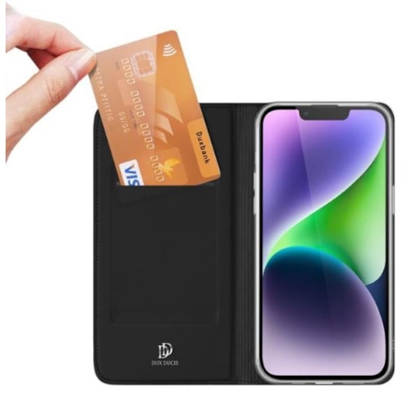 Dux Ducis iPhone 15 Plus Pungeetui Skin Pro - Sort Black