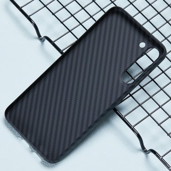 X-LEVEL Mobilskal till Samsung Galaxy S23+ Hårdplast Kolfiber Svart