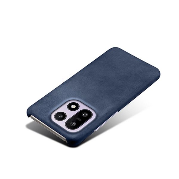Mobilskal till OnePlus 15 5G Calf Texture PU Läder - Blå Blå