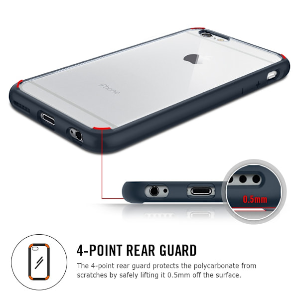 SPIGEN Ultra Hybrid skal till Apple iPhone 6(S) Plus (Mint)