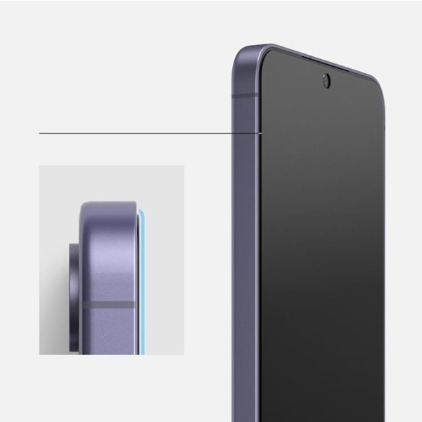 [2-Pack] Ringke Galaxy S24 Härdat glas Skärmskydd Easy Slide