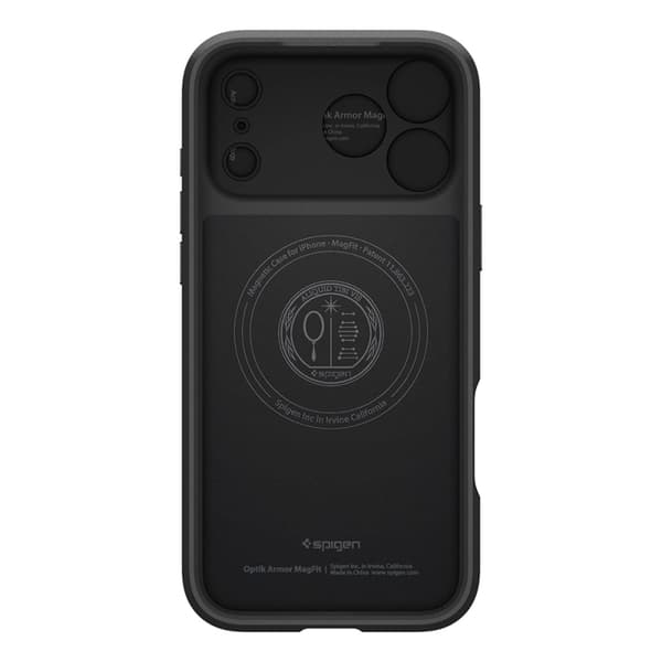 Spigen Mobilskal till iPhone 17 Pro MagSafe Optik Armor - Svart Svart
