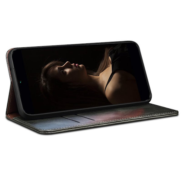 Plånboksfodral för Samsung Galaxy S26 Plus Konstläder Ställ - Grön