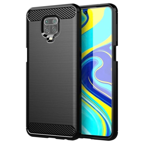 Xiaomi Redmi Note 9S/9 Pro Cover Forcell Carbon - musta