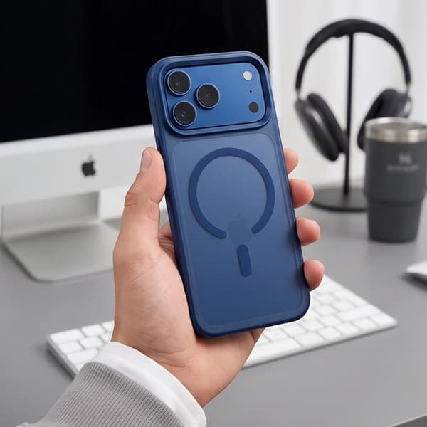 Tech-Protect Mobilskal För iPhone 18 Pro Magsafe Magmat - Matte Mörkblå