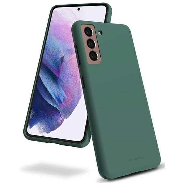 Mercury Telefontaske til iPhone 15 Pro Silikone - Grøn