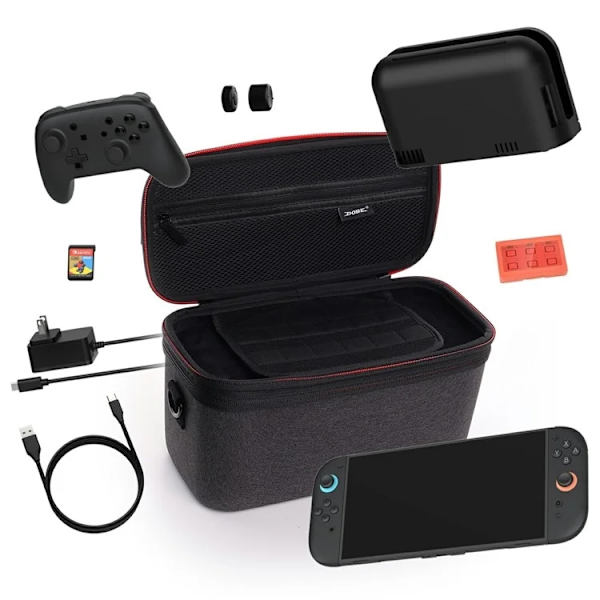 Dobe Nintendo Switch 2 Konsol Förvaringsväska - Grå Grå