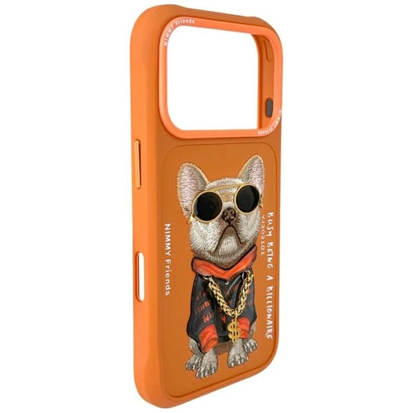 Nimmy Mobilskal till iPhone 17 Pro Cool Dog - Orange Orange