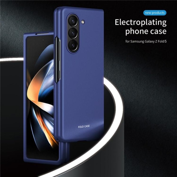 Galaxy Z Fold 5 -matkapuhelinsuojus kumitettu - violetti