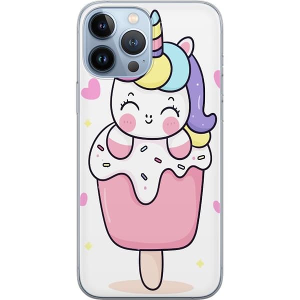 Telefontaske til Apple iPhone 13 Pro Max med Happy Unicorn