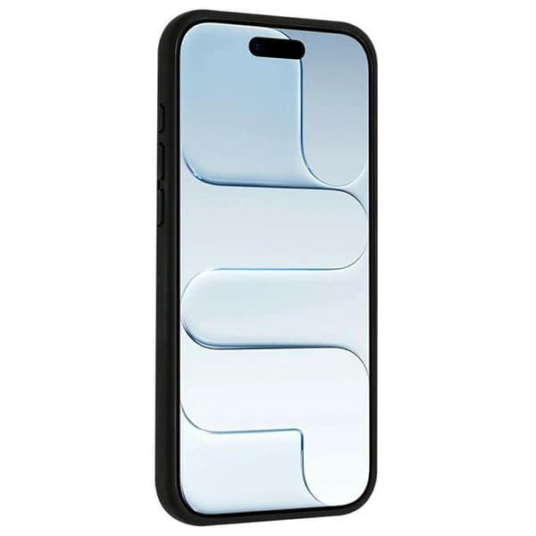 Mobilskal till iPhone 15 Pro MagSafe Rotary Kickstand Skin Touch Svart
