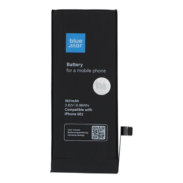 Blå stjerne iPhone SE 2020 Batteri HQ 1821 mAh