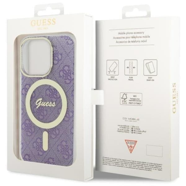 Guess Mobilskal till iPhone 14 Pro Max MagSafe - Lila