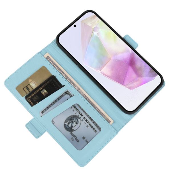 Plånboksfodral för Samsung Galaxy S26 Konstläder Magnetisk - Blå