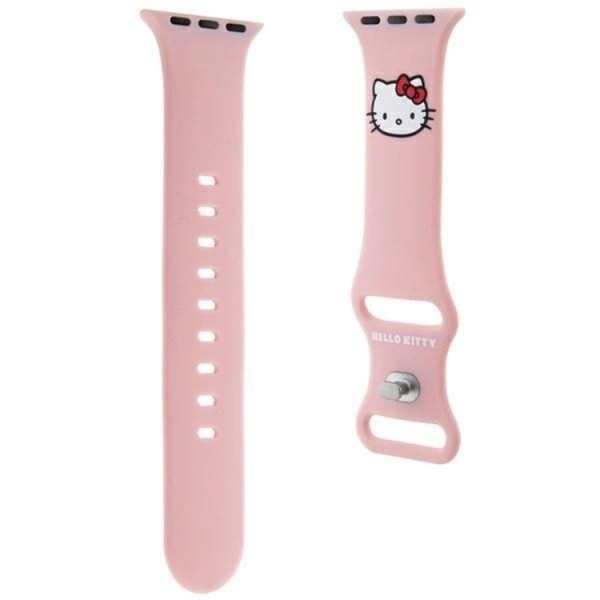Hello Kitty Apple Watch (38/40/41mm) Rannekoru Kitty Head - vaaleanpunainen