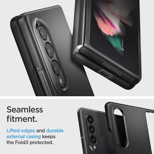 Spigen Airskin Galaxy Z Fold 3 - Sort Black