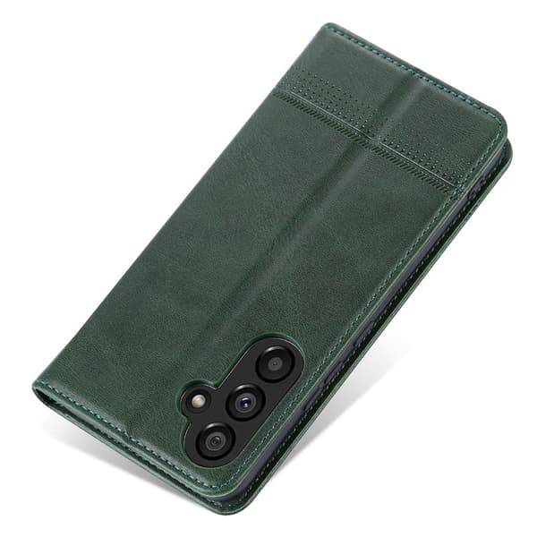 AZNS Samsung Galaxy S23 FE Plånboksfodral Flip Konstläder - Grön
