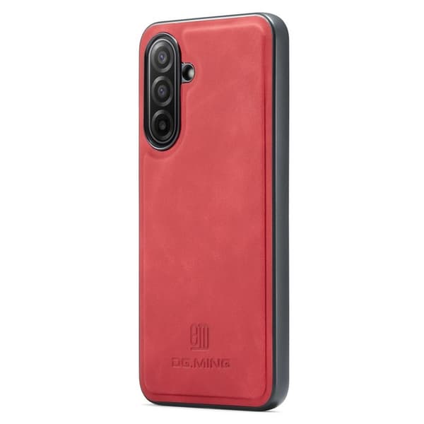 DG.MING Mobilskal till Samsung Galaxy A17 5G PU Läder Röd
