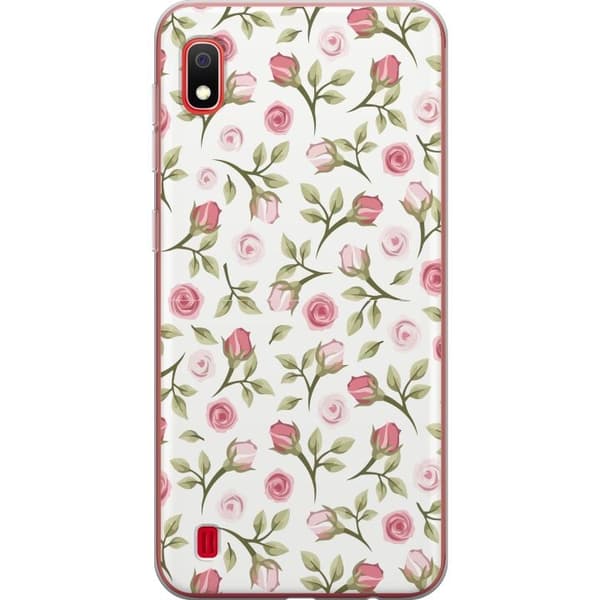 Telefontaske til Samsung Galaxy A10 med blomster