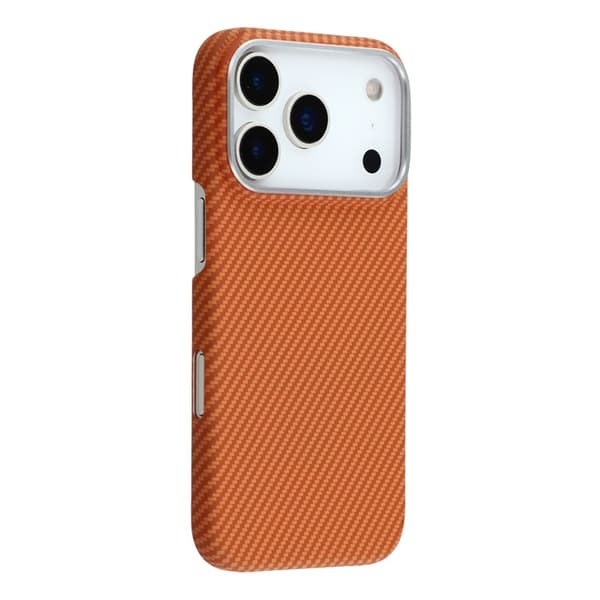 Mobilskal till iPhone 17 Pro MagSafe Carbon Fiber Orange
