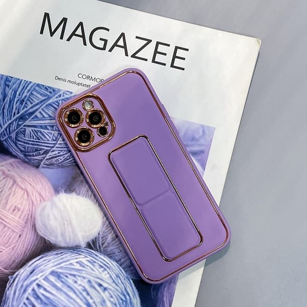 iPhone 13 Pro Skal Kickstand - Lilla Lila