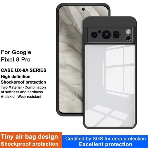 Imak Google Pixel 8 Mobilskal UX-9A Anti-Drop - Sort