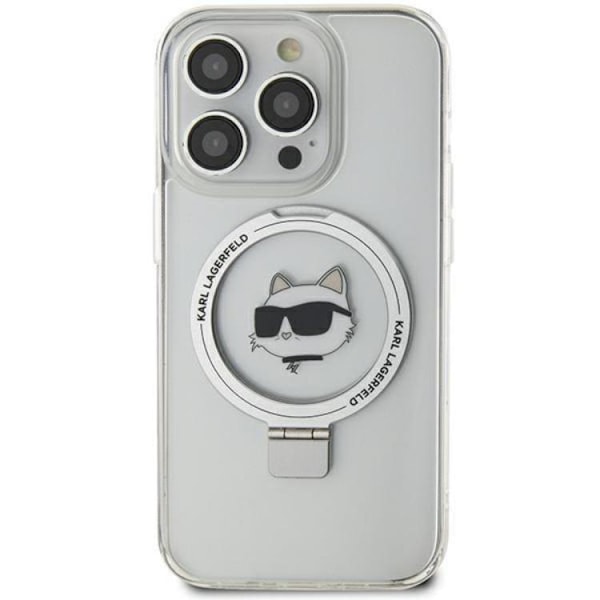 KARL LAGERFELD iPhone 15 Pro Max Mobilskal MagSafe Ringställ Choupette