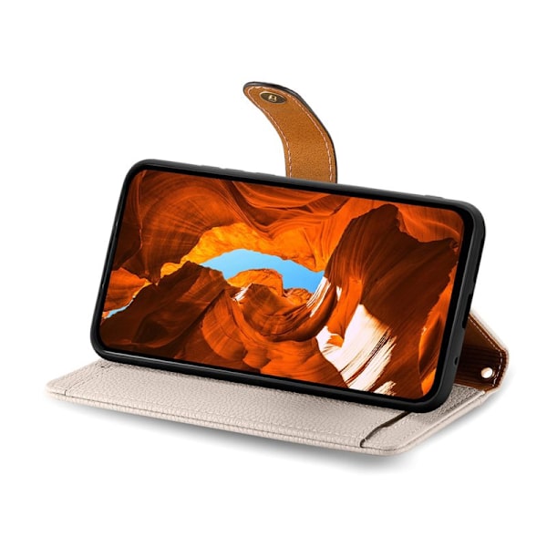 Plånboksfodral för Samsung Galaxy S26 Plus RFID Blocking - Beige