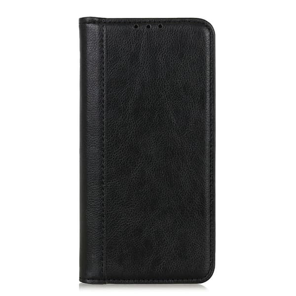 Plånboksfodral för Samsung Galaxy S26 Plus Äkta läder Kickstand - Svart