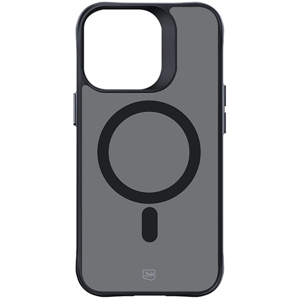3MK Mobilskal till iPhone 15 Pro Max MagSafe Smoke - Svart