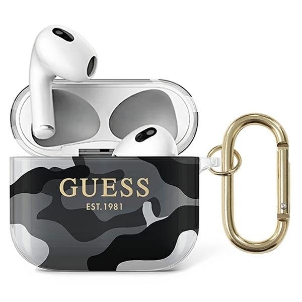 Guess Skal Camo Collection Airpods 3 - Svart Svart
