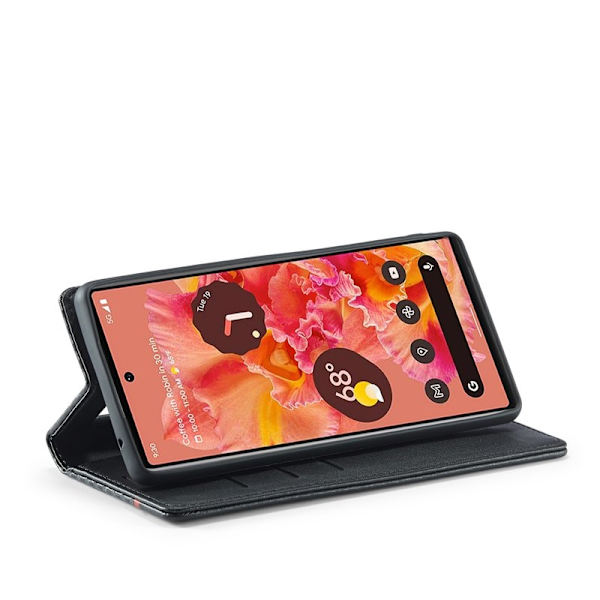 LC.IMEEKE Google Pixel 6 Pro Plånboksfodral Konstläder - Horisontell Rand