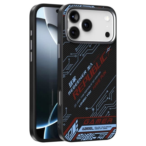 ABEEL Mobilskal till iPhone 17 Pro MagSafe Kompatibel Svart