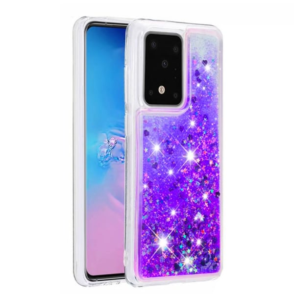Glitter-kuori Samsung Galaxy S20 Plus -puhelimelle - violetti