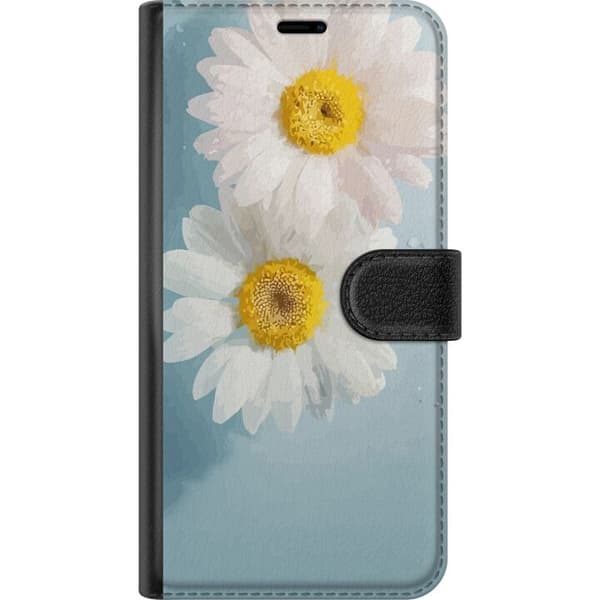 Pung Taske til Motorola Moto E14 med sommerblomster