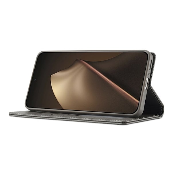 LC.IMEEKE Xiaomi 15T Plånboksfodral Konstläder - Grå