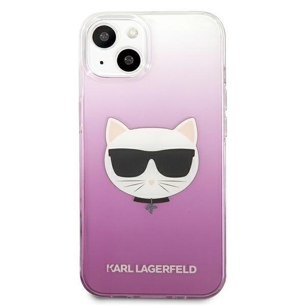 Karl Lagerfeld Choupette Head Skal iPhone 13 - Rosa Rosa
