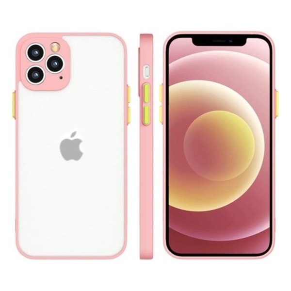 Milky Silicone Flexible Translucent Skal Galaxy A72 4G - Rosa Rosa