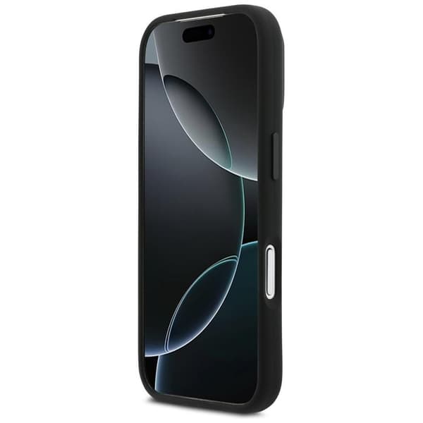 BMW Mobilskal till iPhone 17 Pro MagSafe Silikon Horizontal Line Svart